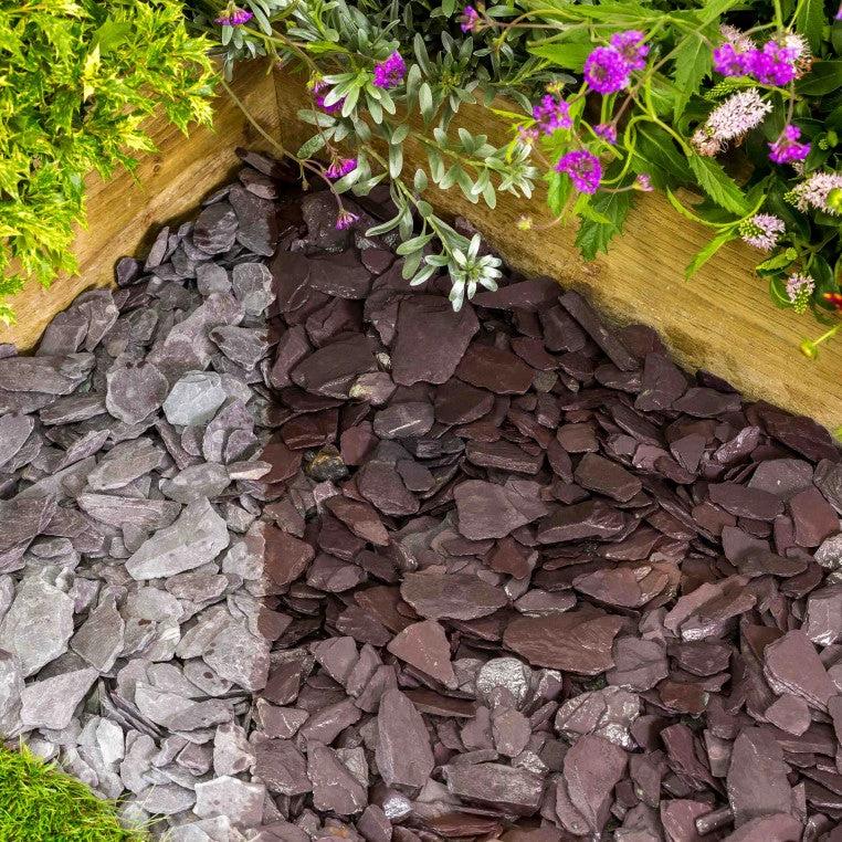 Plum Slate 40mm 20kg Bag Pallet of 49 - Image 2