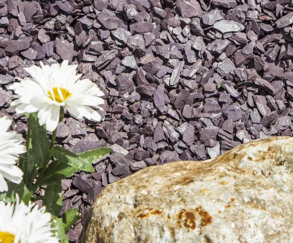 Plum Welsh Slate Chippings 20mm 25/50kg 20kg Bags