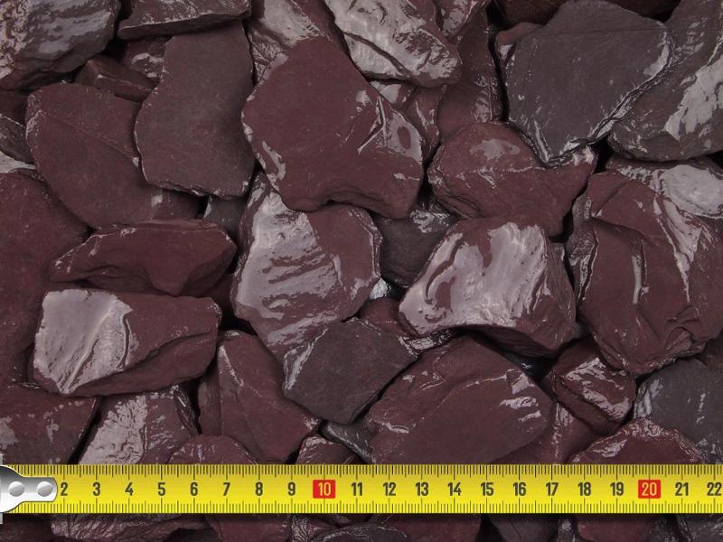 Plum Welsh Slate Chippings 40mm 25/50 20kg Bags - Image 2