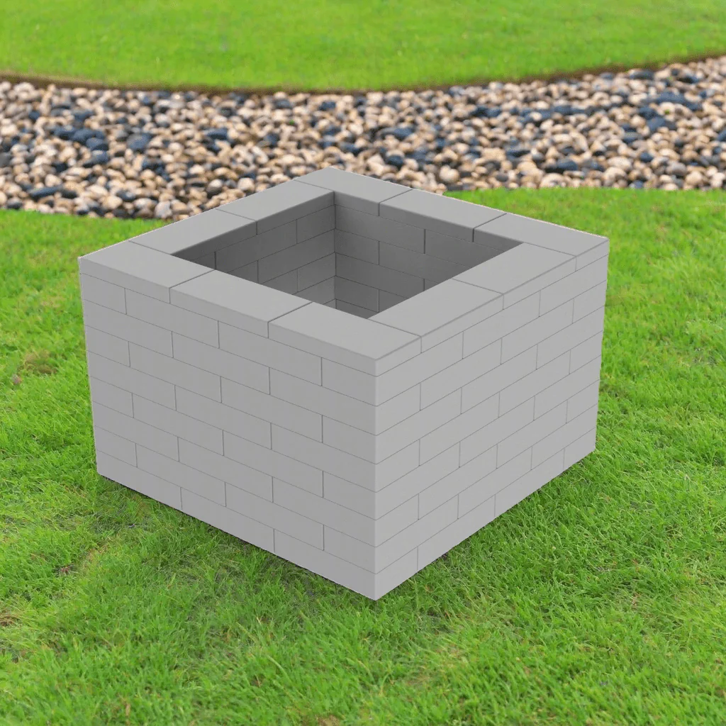 PolyBrick Raised Bed Garden Kit Durable Sustainable Planters With Tool Free Assembly For Easy Gardening - Image 3