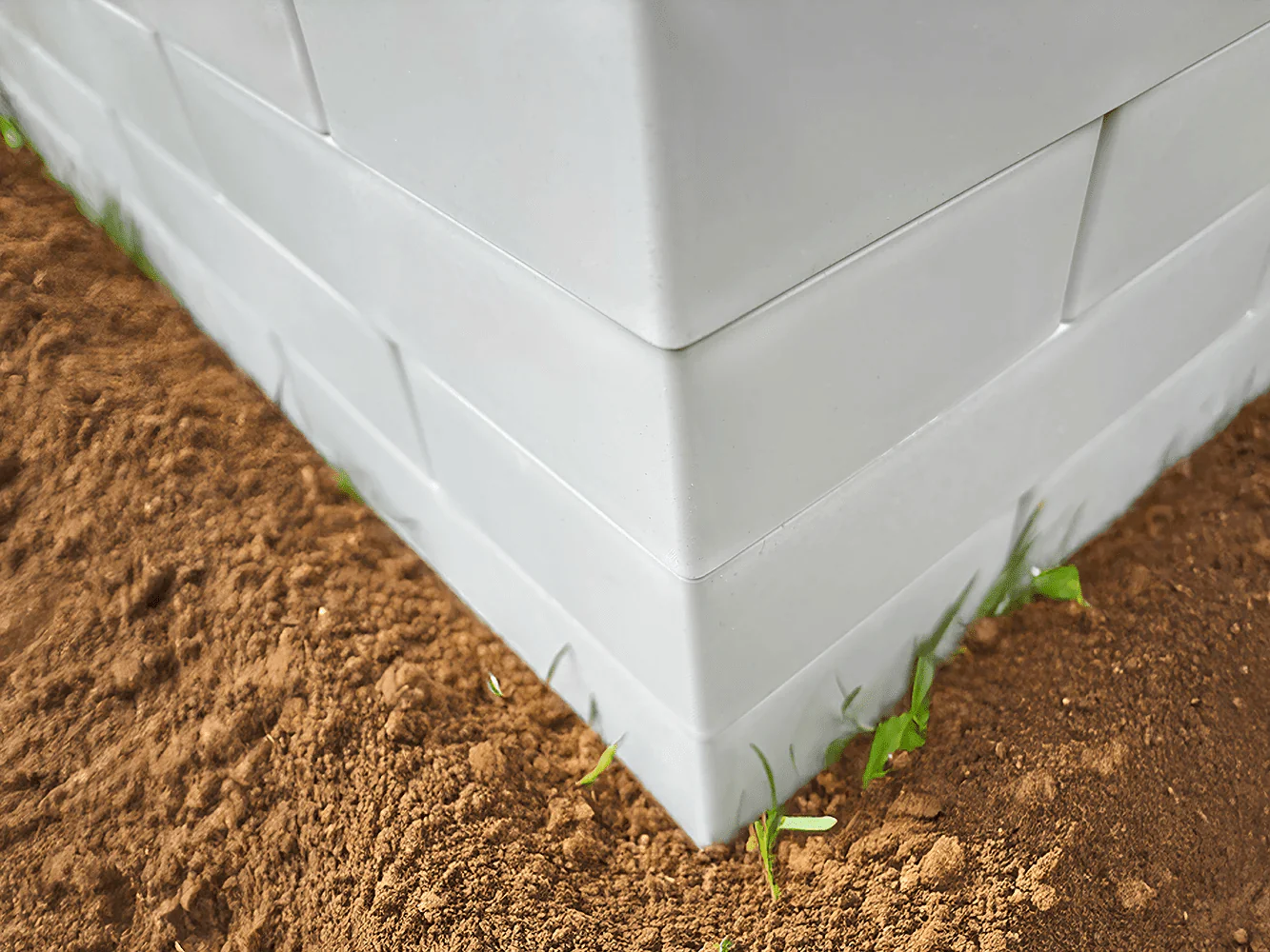 PolyBrick Raised Bed Garden Kit Durable Sustainable Planters With Tool Free Assembly For Easy Gardening - Image 5