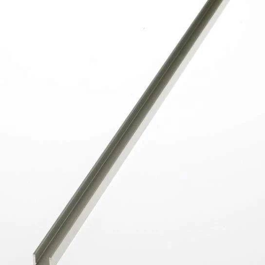 Rothley U' Profile - Anodised Alumium - Silver 10mm x 11.5mm x 1.5mm x 2m