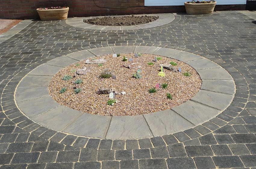 50mm Rumbled Block Paving Brick - Graphite - Image 2