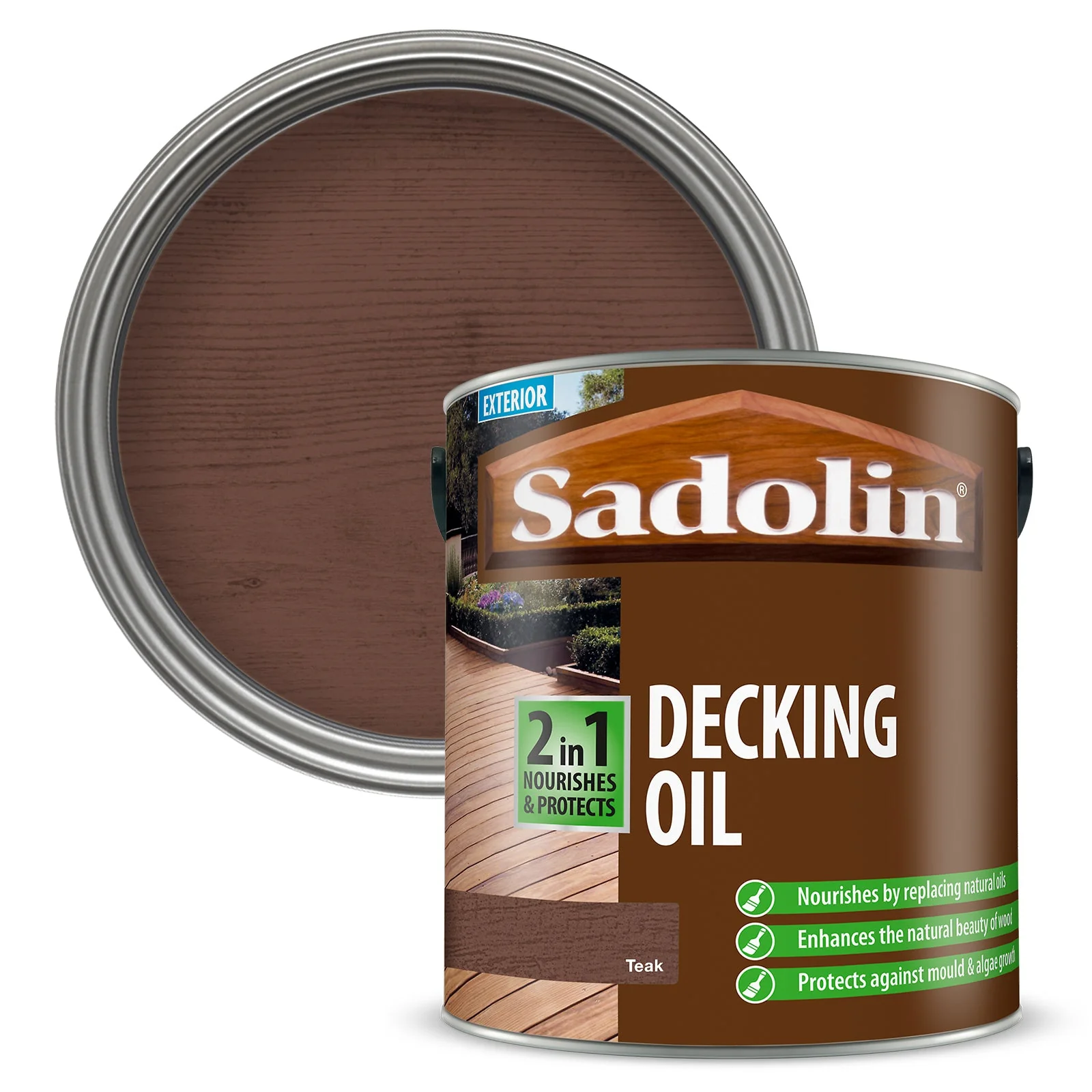 Sadolin 2 In 1 Decking Oil - 2.5 L - Image 5