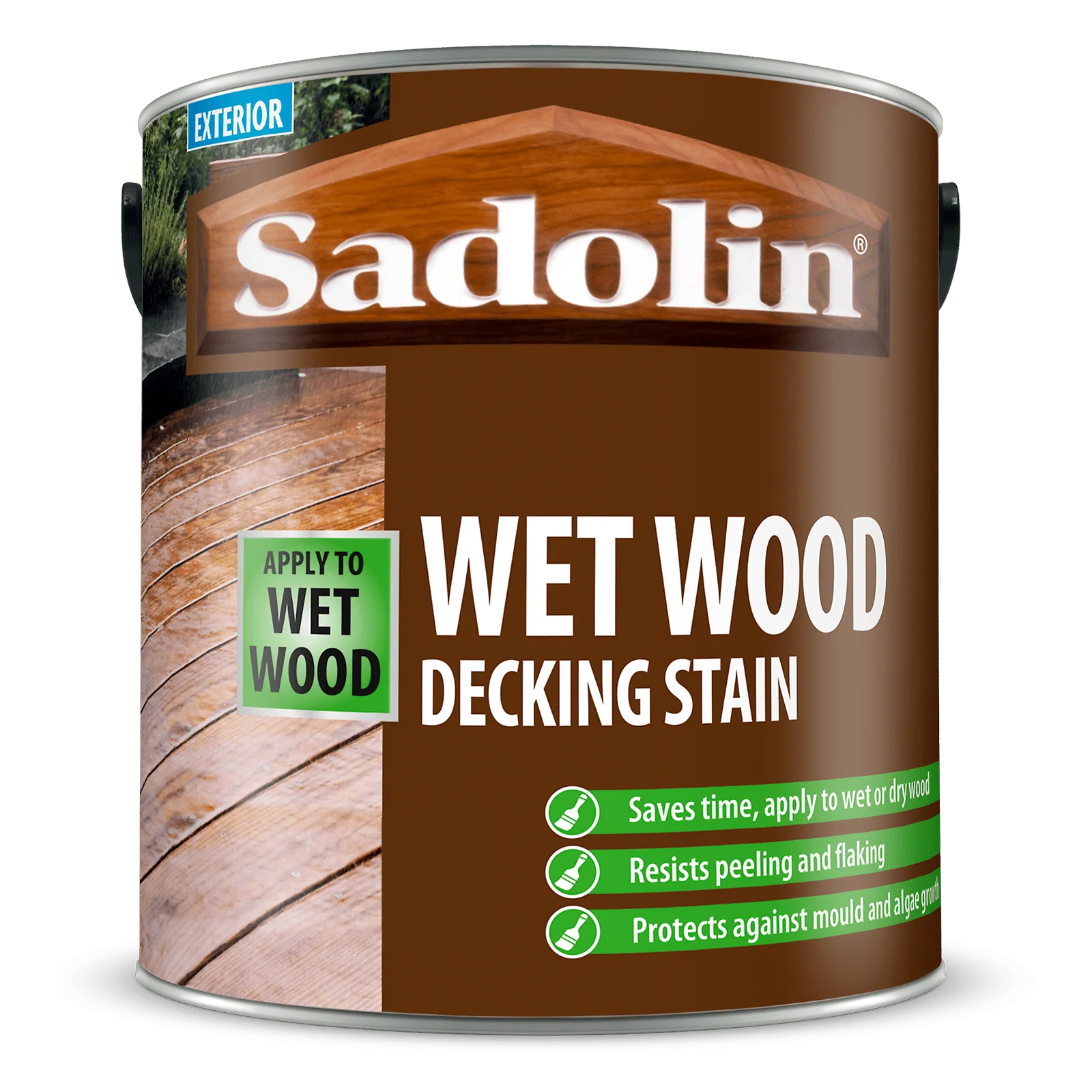 Sadolin Wet Wood Deck Stain - 2.5 L