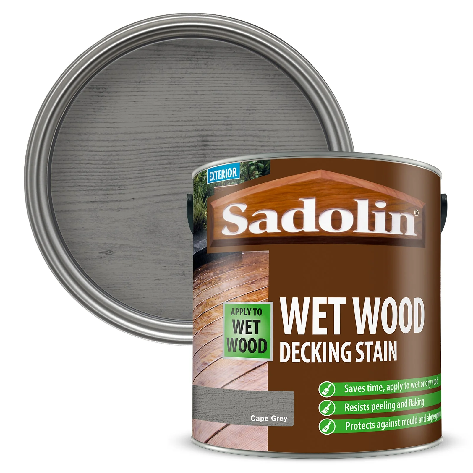 Sadolin Wet Wood Deck Stain - 2.5 L - Image 2