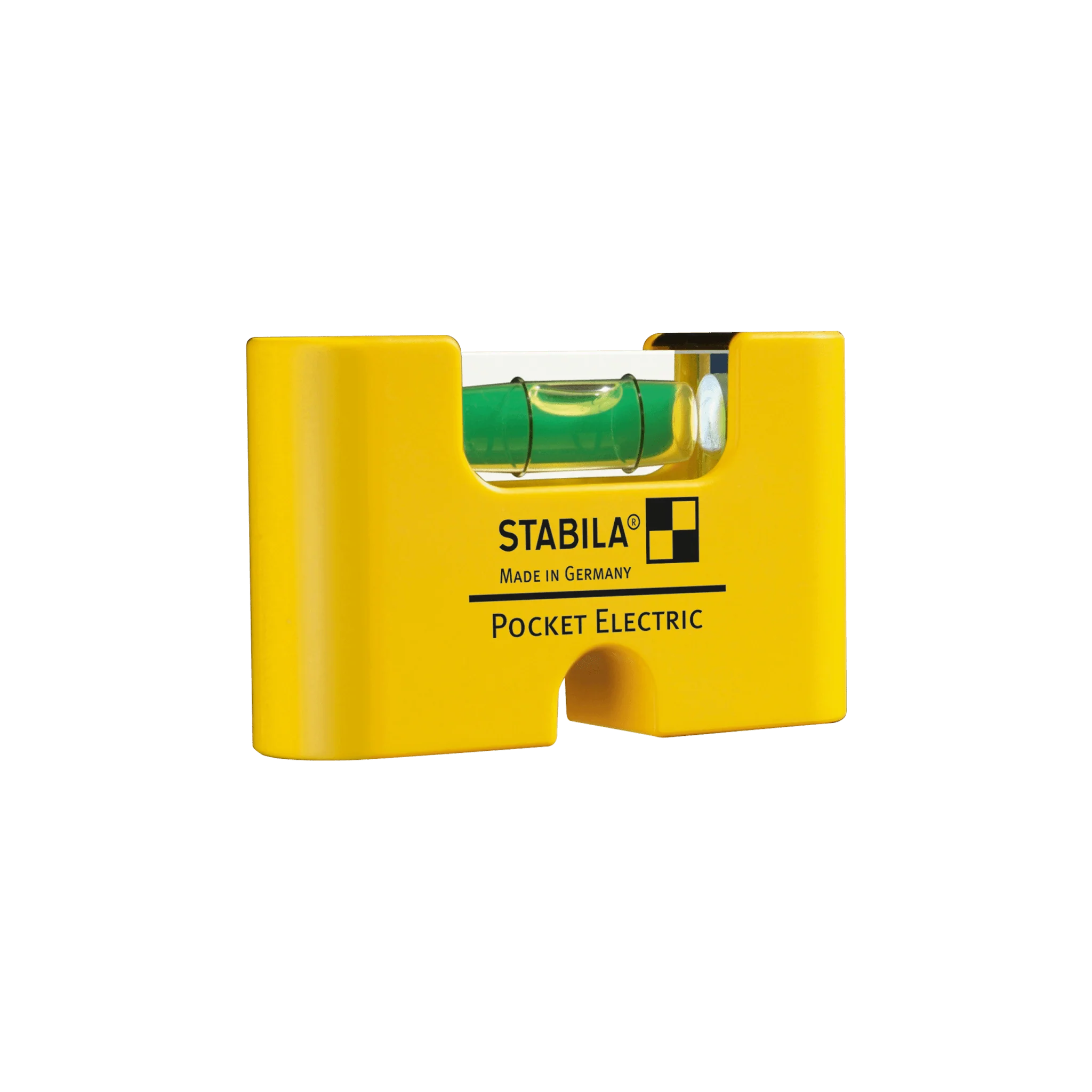 Stabila Pocket Electric Spirit Level With Magnetic Hold And Screwdriver Channel For Electricians