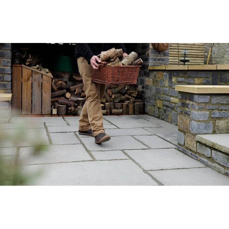 Stratford Concrete Paving Patio Kit Antique Grey 5.76m - Image 3