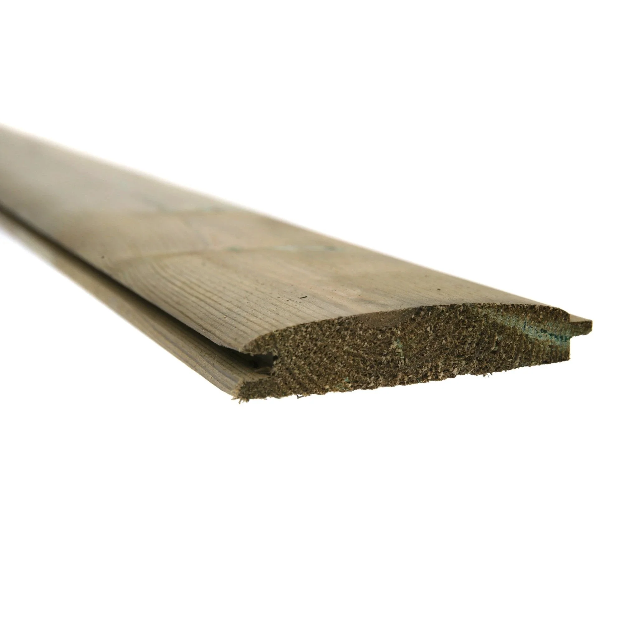 Tanalised LogLap Timber Cladding - 21mm x 88mm (3.5in) Finished Size