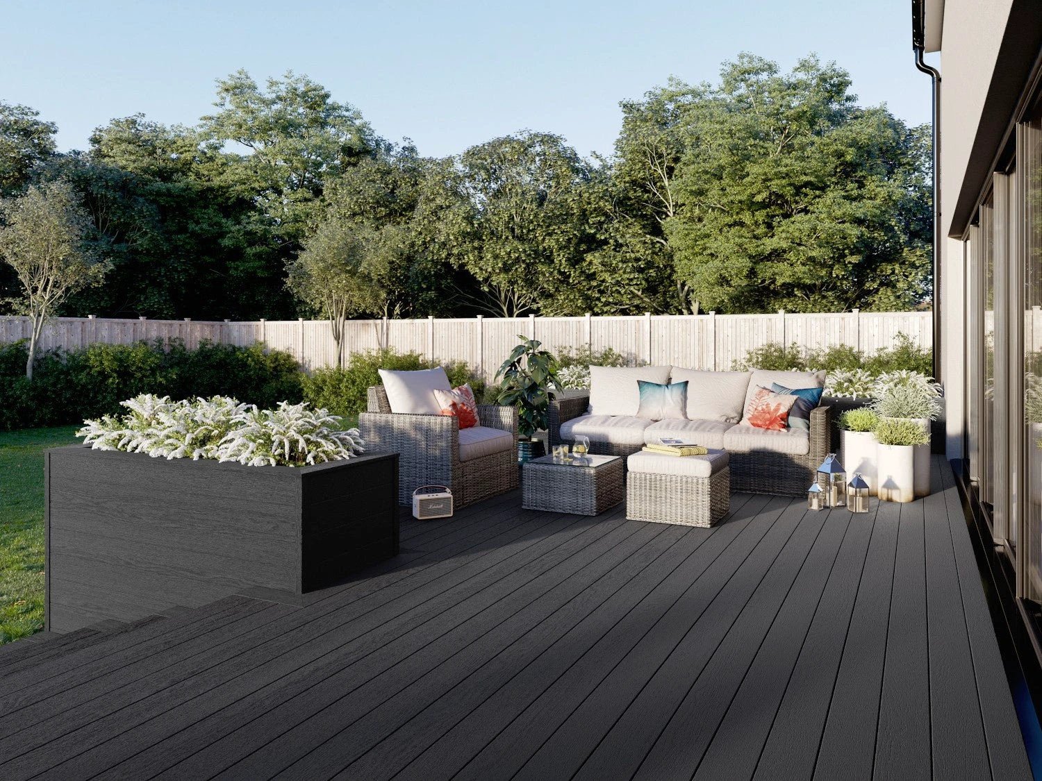 Trex Decking Board Composite Fascia 14mmx184mm Calm Water 3660mm - Image 5