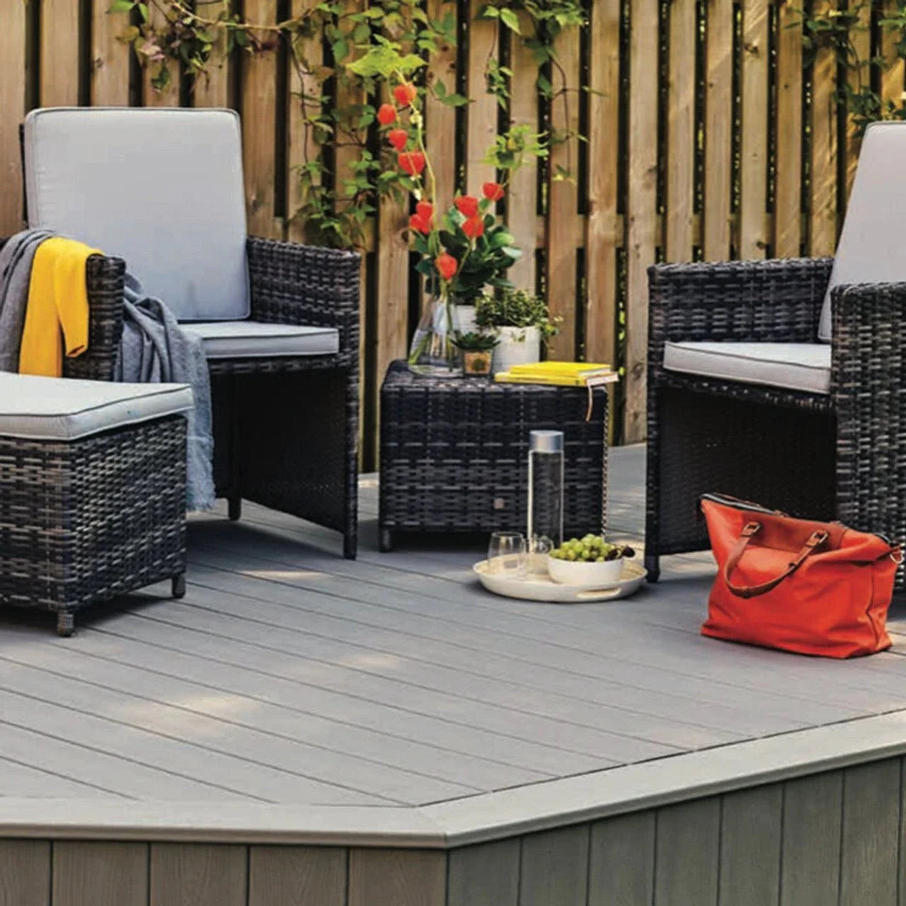Trex Decking Board Composite Fascia 14mmx184mm Gravel Path 3660mm - Image 4