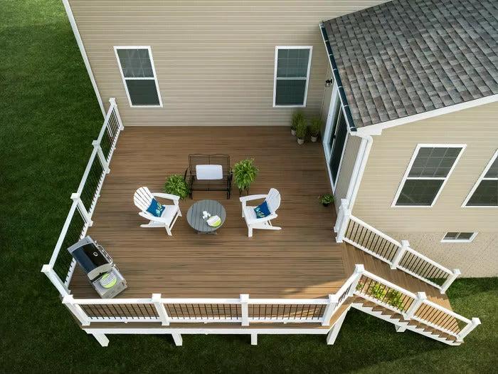 Trex Decking Board Composite Solid 25mmx140mm Toasted Sand 3660mm - Image 4