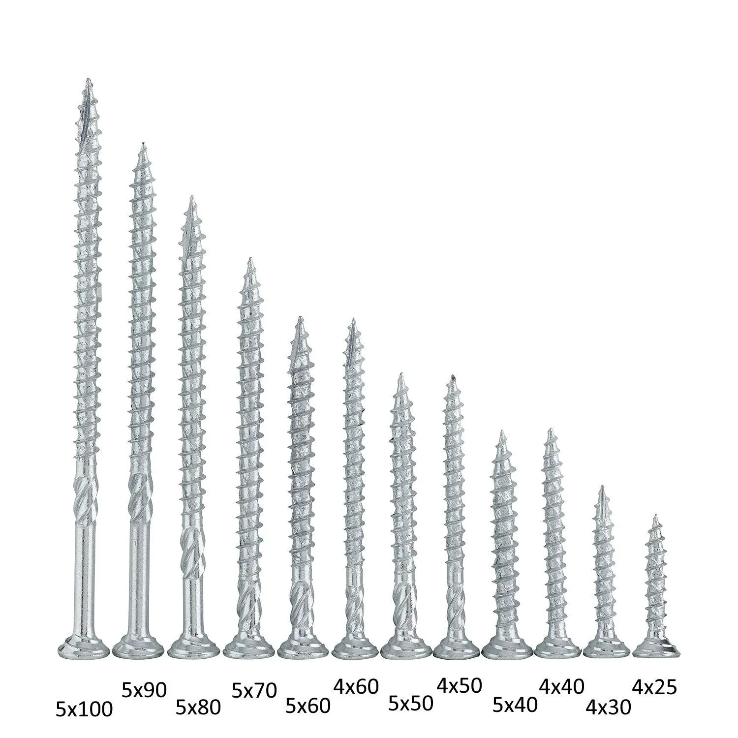 Twister Zinc-Coated Wood Screws MultiBox 1,280 Piece - Image 4