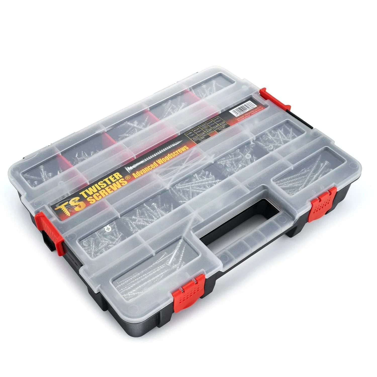 Twister Zinc-Coated Wood Screws MultiBox 1,280 Piece - Image 5