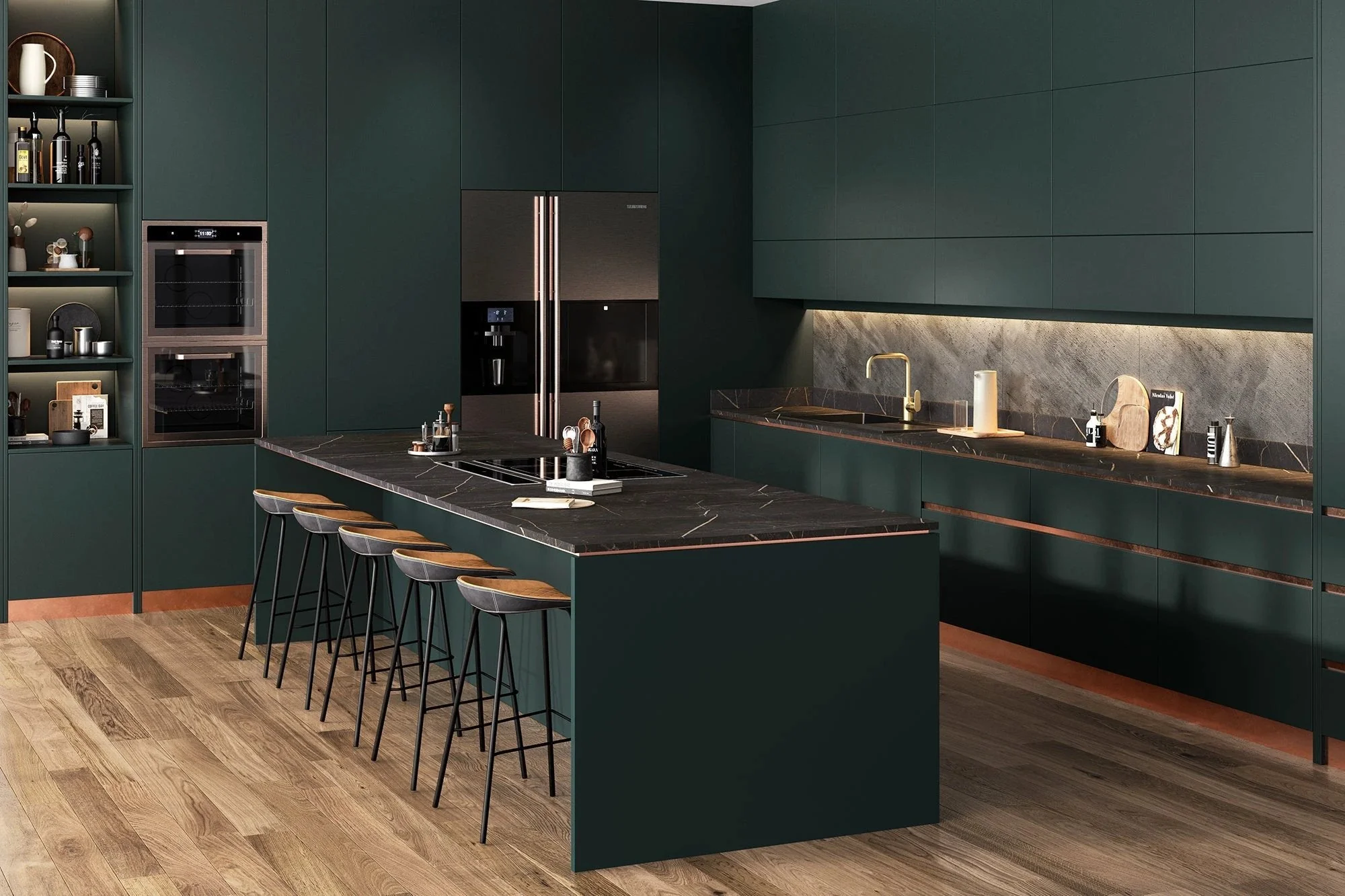 Vis Samas Square Edge Laminate Kitchen Worktops - Image 2