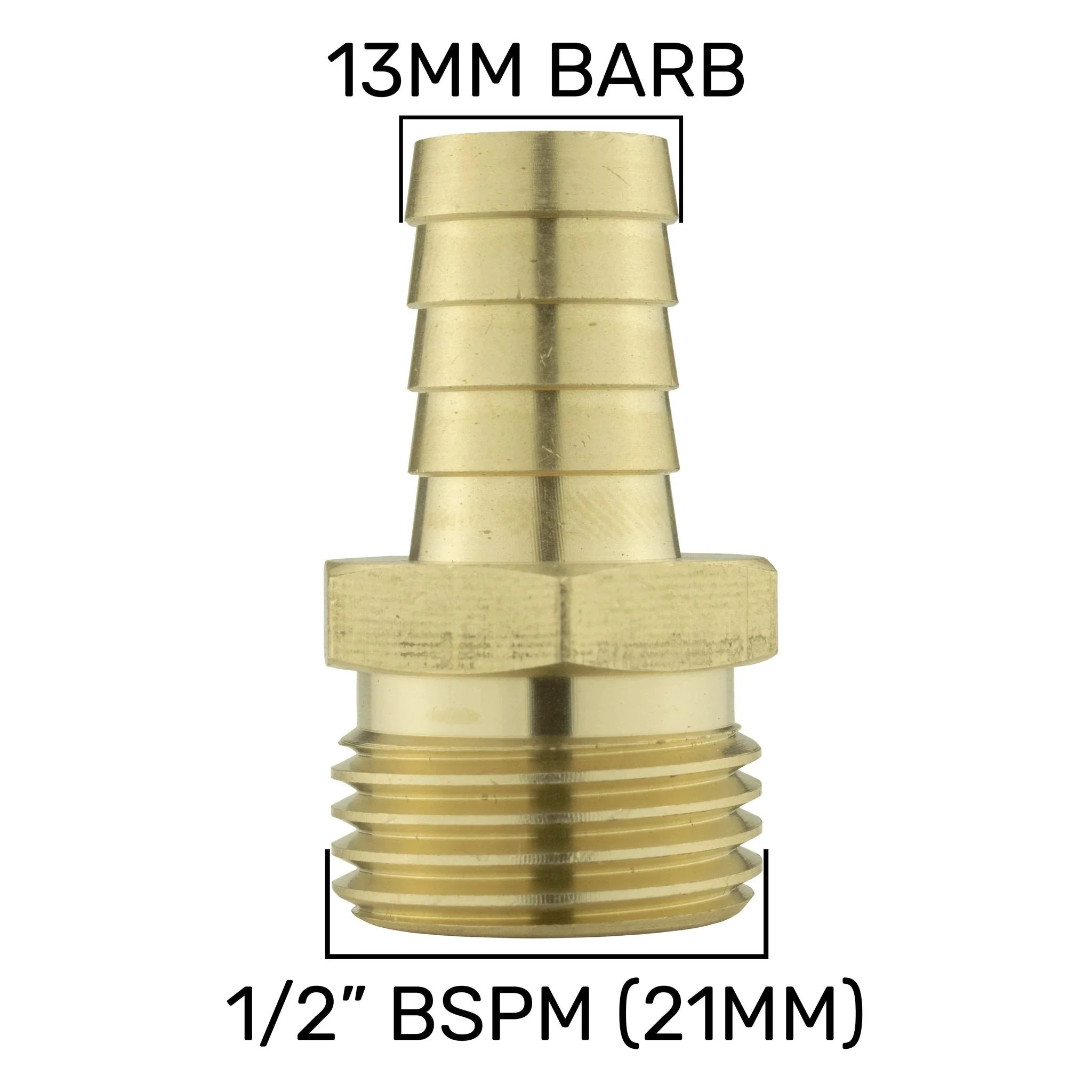 Wall Flange Kit 20mm MDPE - Lever Valve 1/2" Barb - Image 3