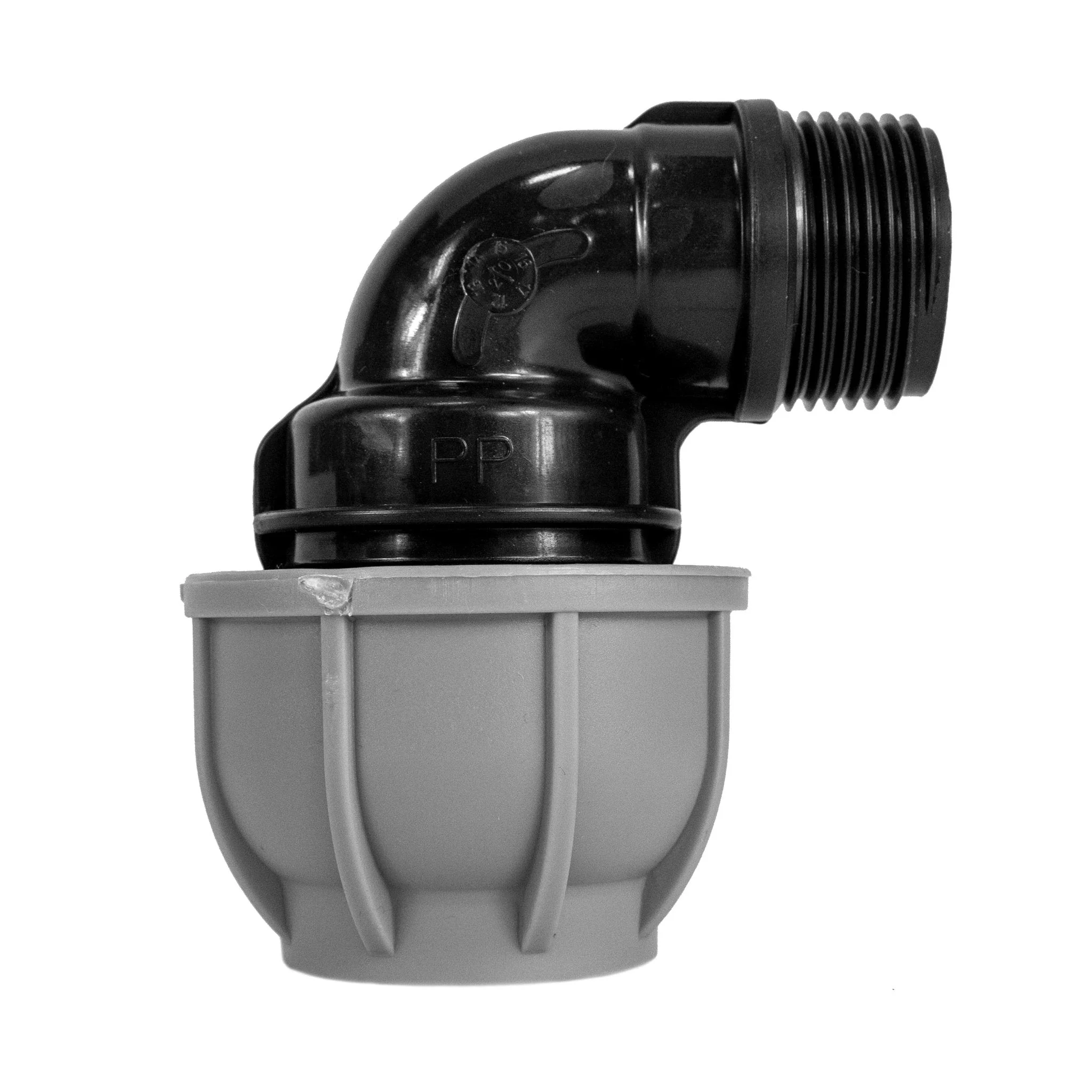 Wall Flange Kit 20mm MDPE - Lever Valve & 20mm MDPE Elbow Outlet - Image 4