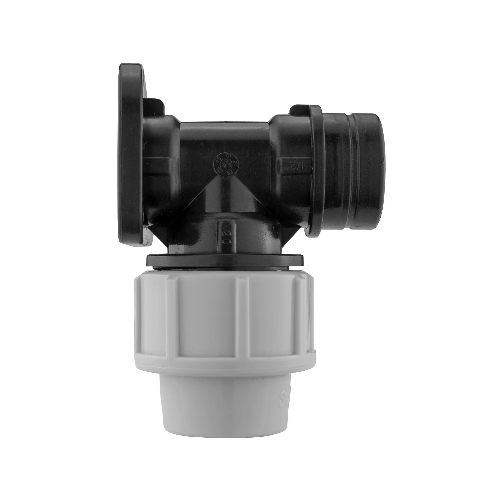 Wall Flange Kit 20mm MDPE - Lever Valve & 25mm MDPE Tee Outlet - Image 7