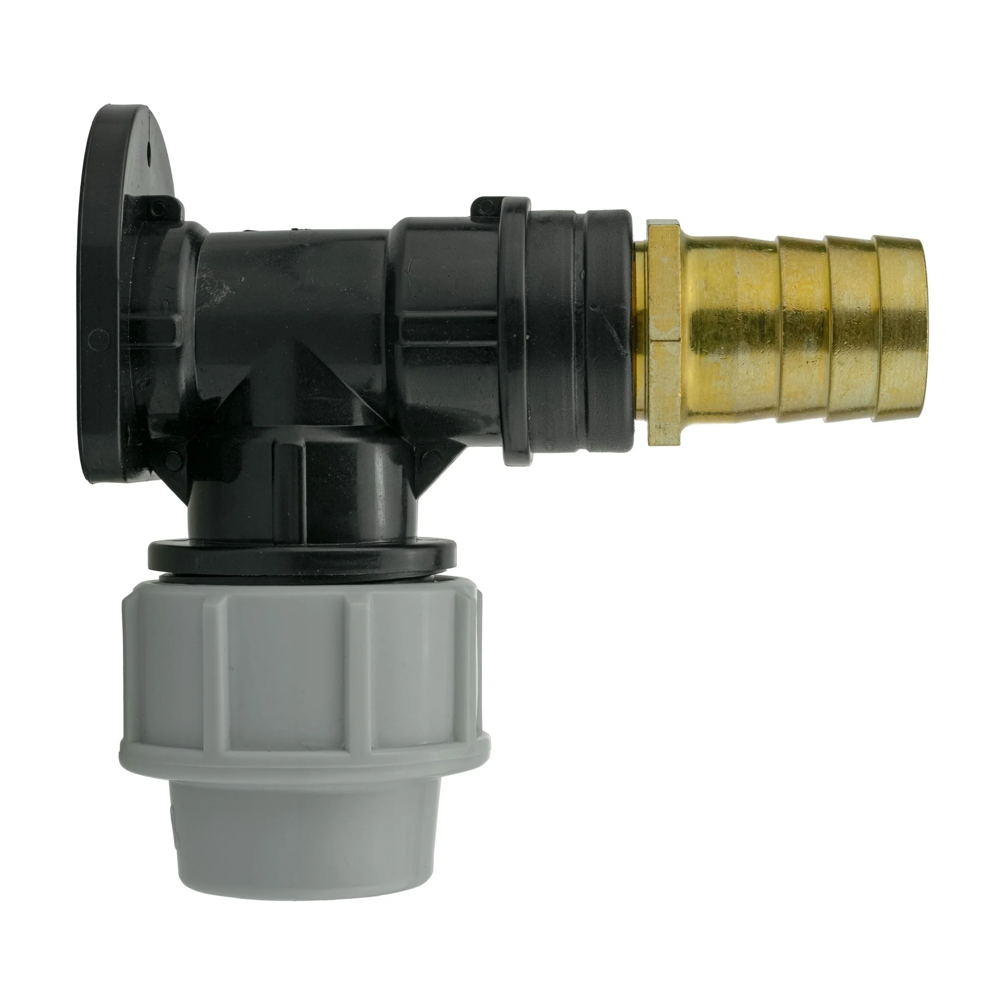 Wall Flange Kit 25mm MDPE + 25mm Brass Barb - Image 2