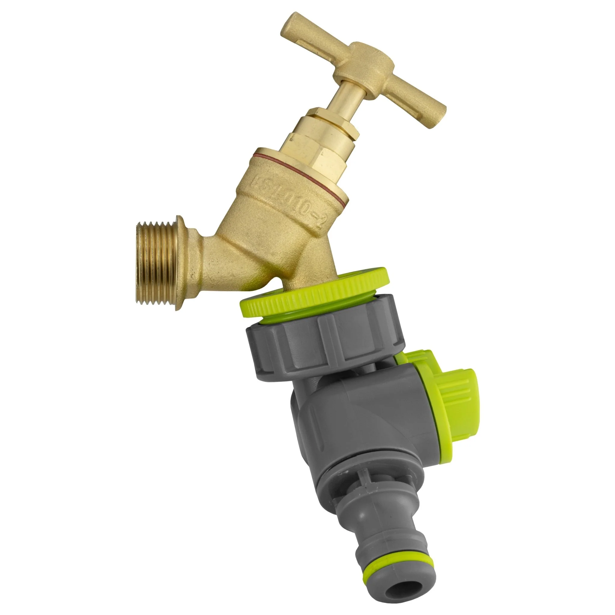 Wall Flange Kit 25mm MDPE + Brass Bib Tap + Two Way Splitter + Connectors - Image 7