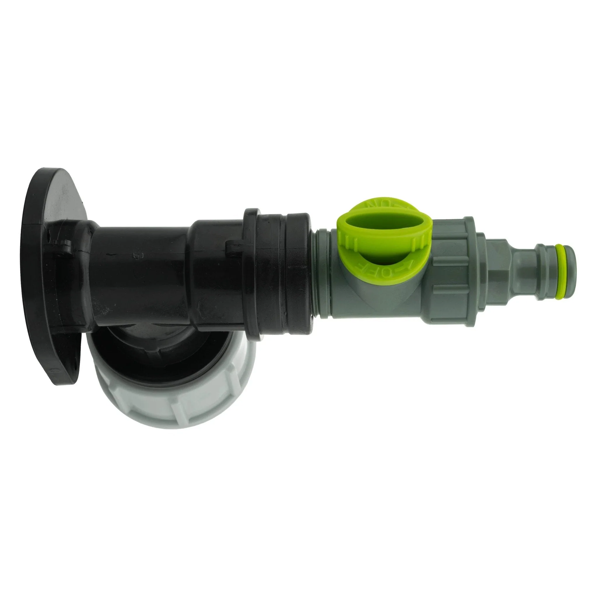 Wall Flange Kit 25mm MDPE + Quick Connector Valve - Image 2