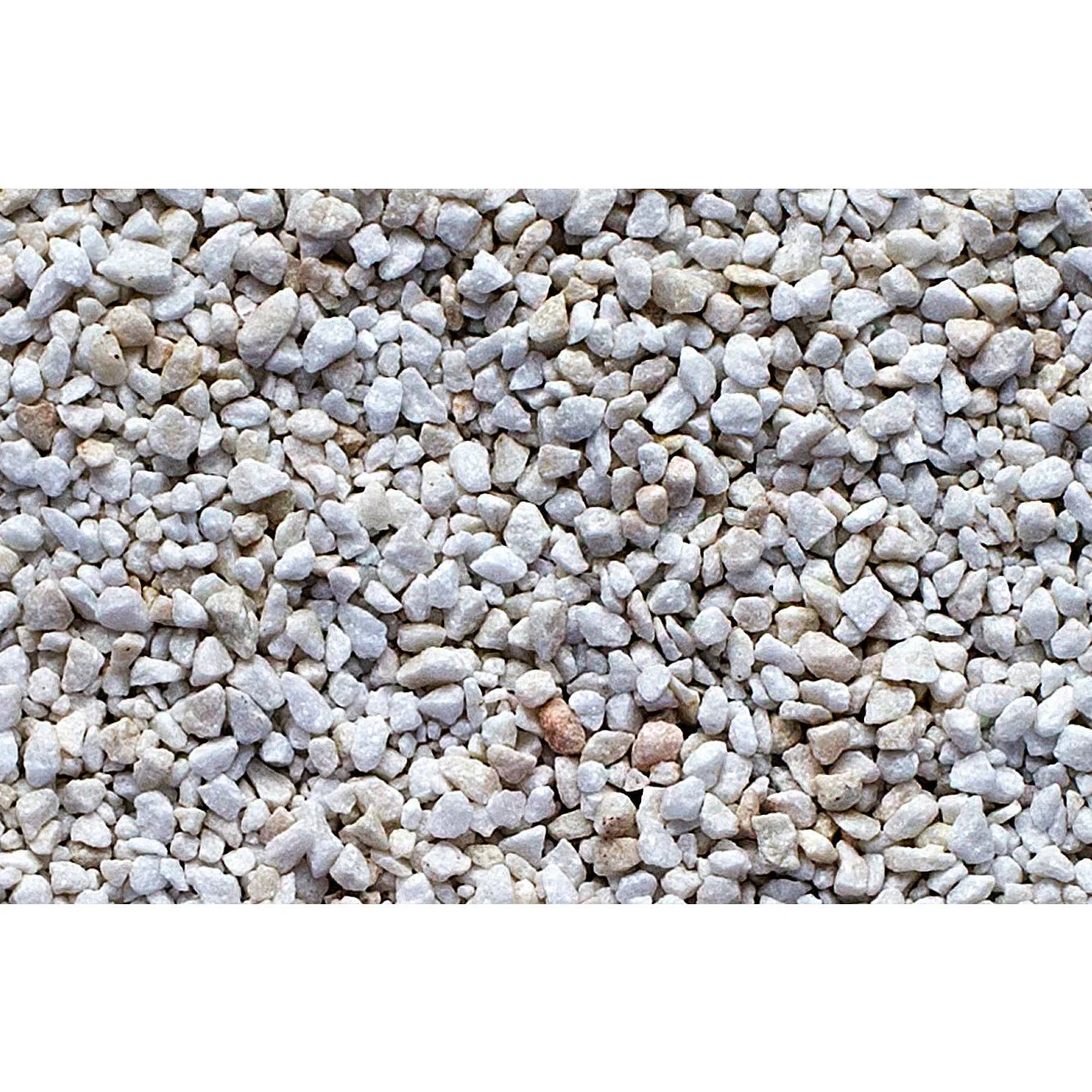 White Marble Decorative Gravel Bulk Bag 20mm