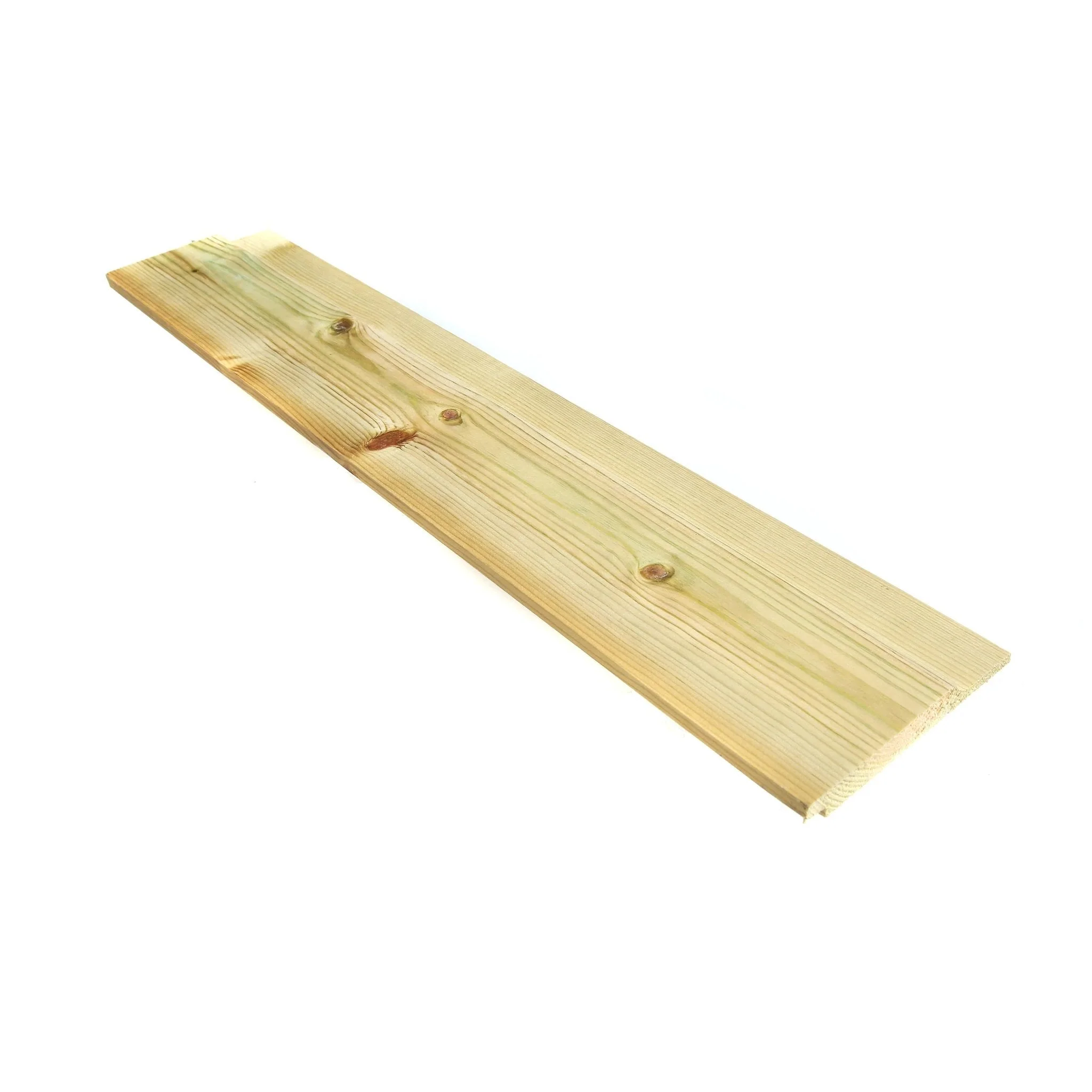 Green Treated Wooden Shiplap Cladding 19mm x 125mm (5x3/4") - Image 13