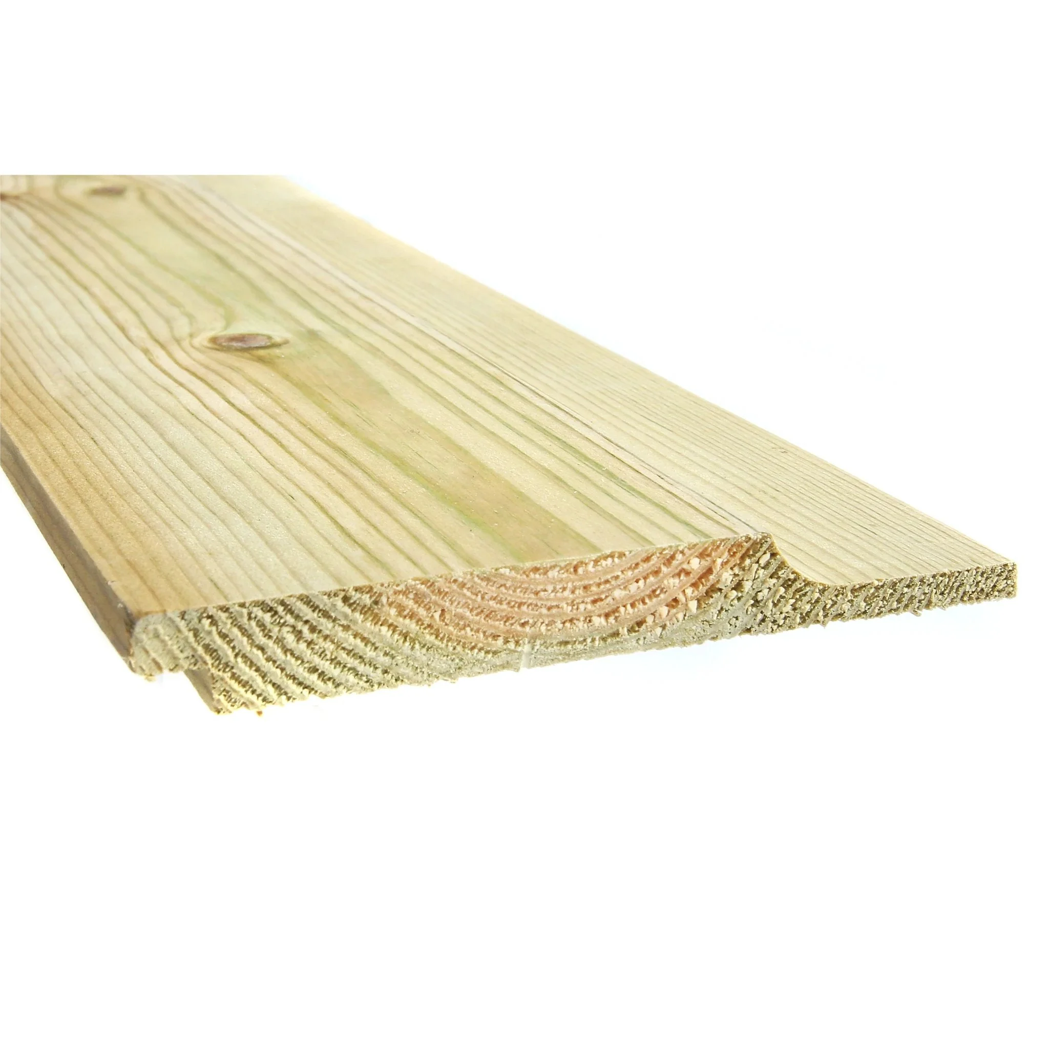 Green Treated Wooden Shiplap Cladding 19mm x 125mm (5x3/4") - Image 8